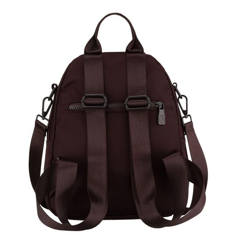 Plecak miejski, bordowy, Peterson