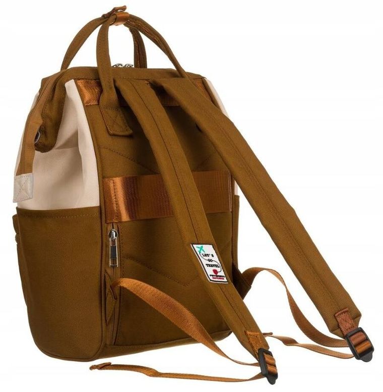 Plecak miejski, brązowy, Peterson