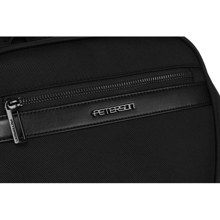 Plecak na laptopa, czarny, Peterson
