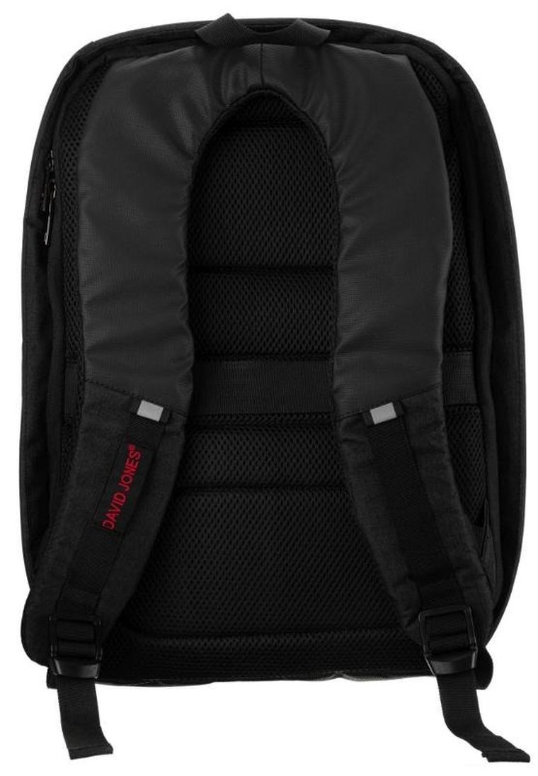 Plecak na laptopa, czarny, port USB, David Jones, David Jones