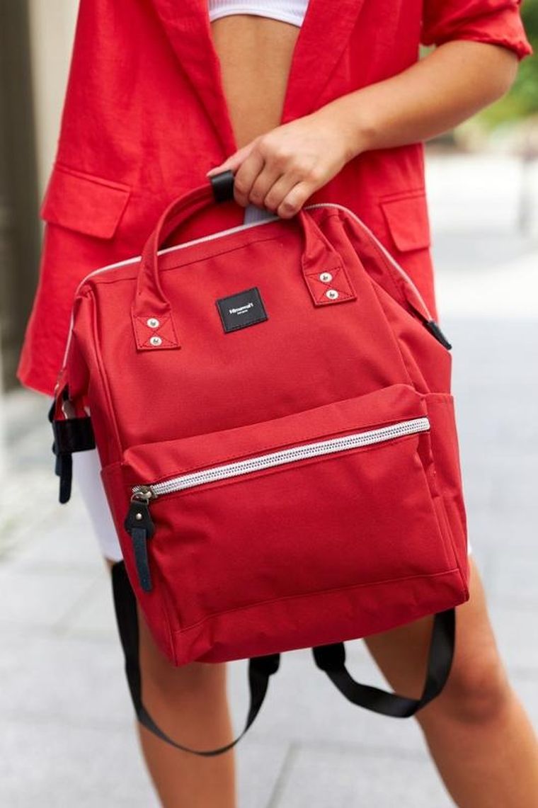 Plecak na laptopa, czerwony, port USB, Himawari