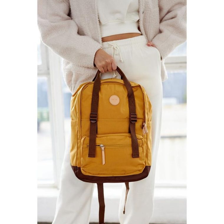 Plecak na laptopa, żółty, Himawari