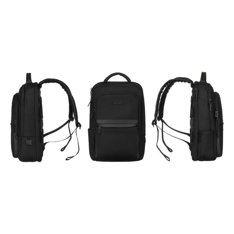 Plecak podróżny, bagaż podręczny do samolotu, czarny, Peterson