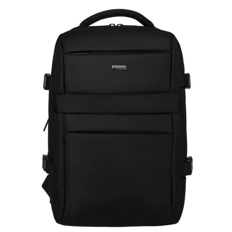 Plecak podróżny, bagaż podręczny do samolotu, czarny, Peterson