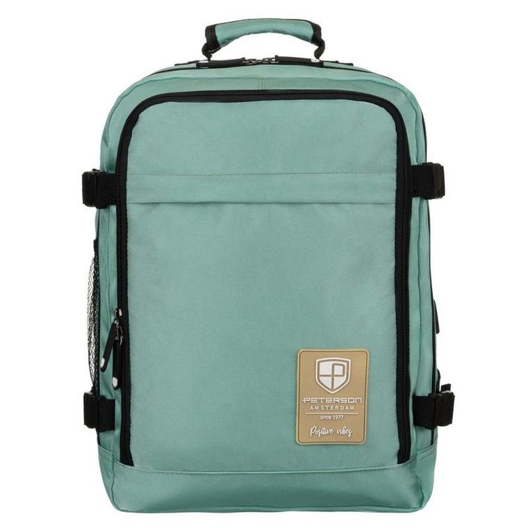 Plecak podróżny, bagaż podręczny do samolotu, turkusowy, Peterson
