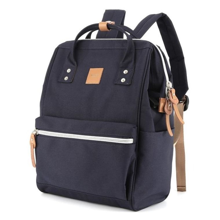 Plecak podróżny na laptopa, bagaż podręczny do samolotu, granatowy, Himawari