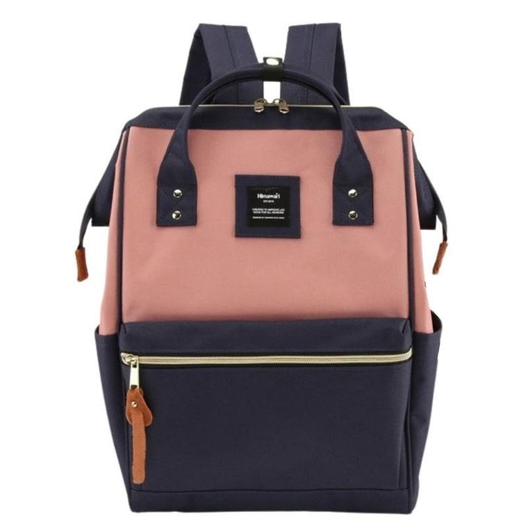 Plecak podróżny na laptopa, bagaż podręczny do samolotu, różowy, Himawari