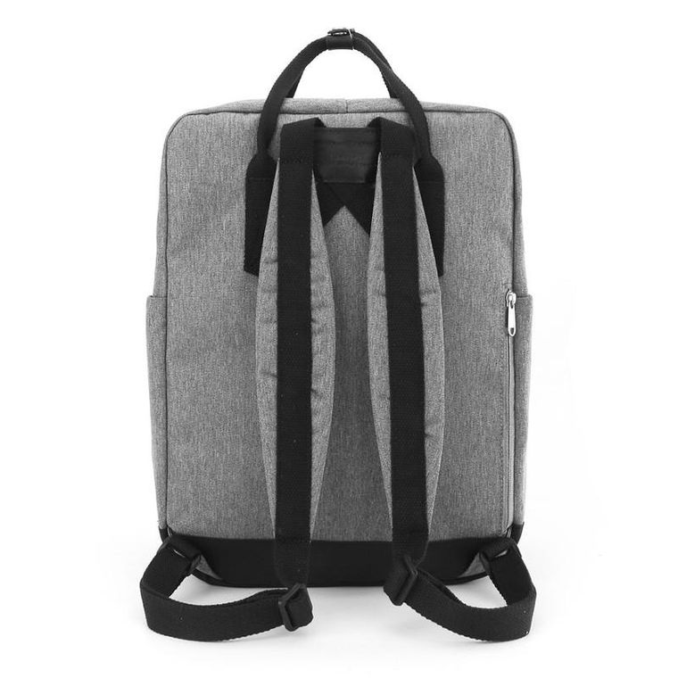 Plecak podróżny na laptopa, bagaż podręczny do samolotu, szary, Himawari