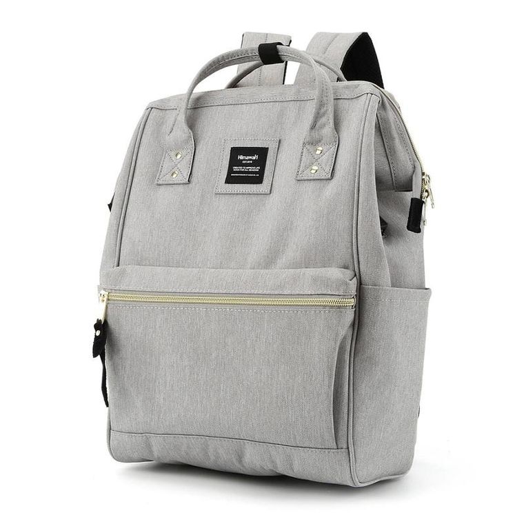 Plecak podróżny na laptopa, bagaż podręczny do samolotu, szary, Himawari