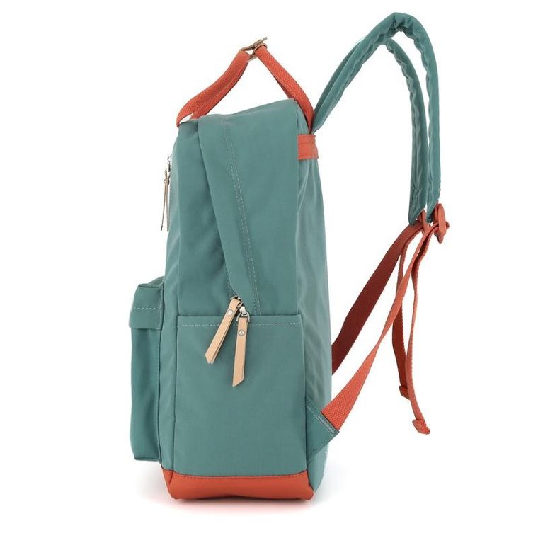 Plecak podróżny na laptopa, bagaż podręczny do samolotu, zielony, Himawari