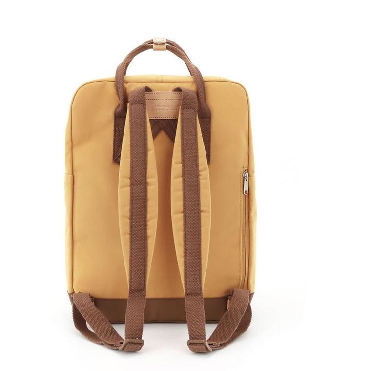 Plecak, żółto-brązowy, Himawari