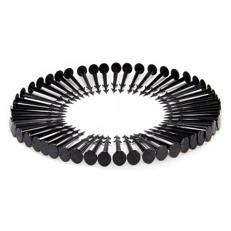 Plonos, agrowłóknina ogrodowa, czarna, 150m + szpilki, 50 szt.