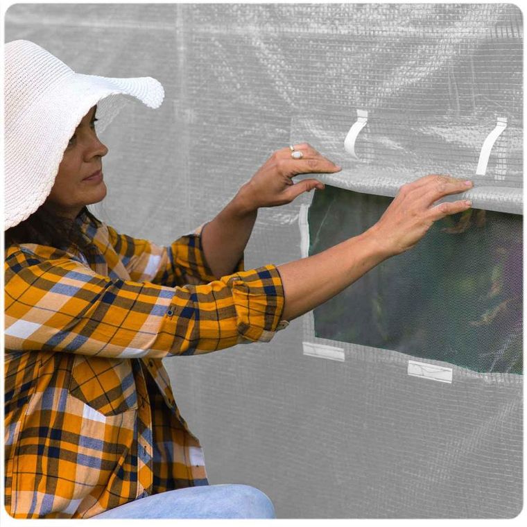 Plonos, folia na tunel ogrodowy, biała, 2,5-4m, 10m2