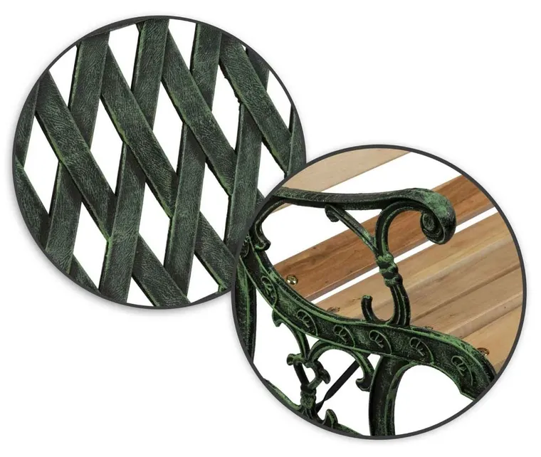 Plonos, Fusio, ławka ogrodowa z oparciem