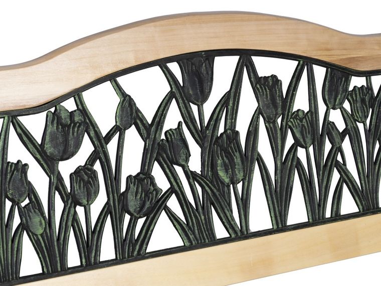 Plonos, Gardi Tulip, ławka ogrodowa z oparciem