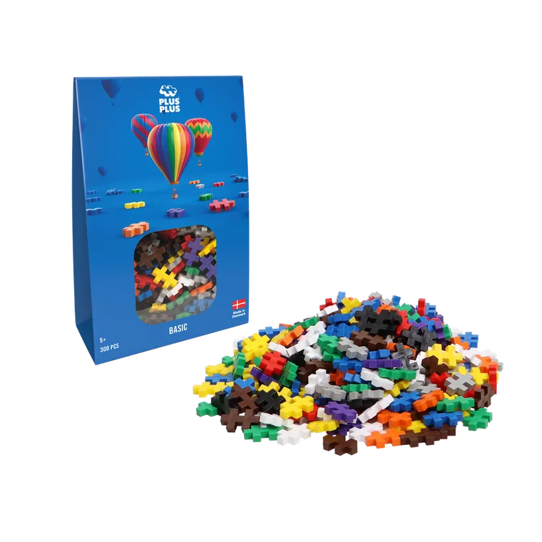 Plus-Plus, Basic w opakowaniu, klocki, 300 elementów