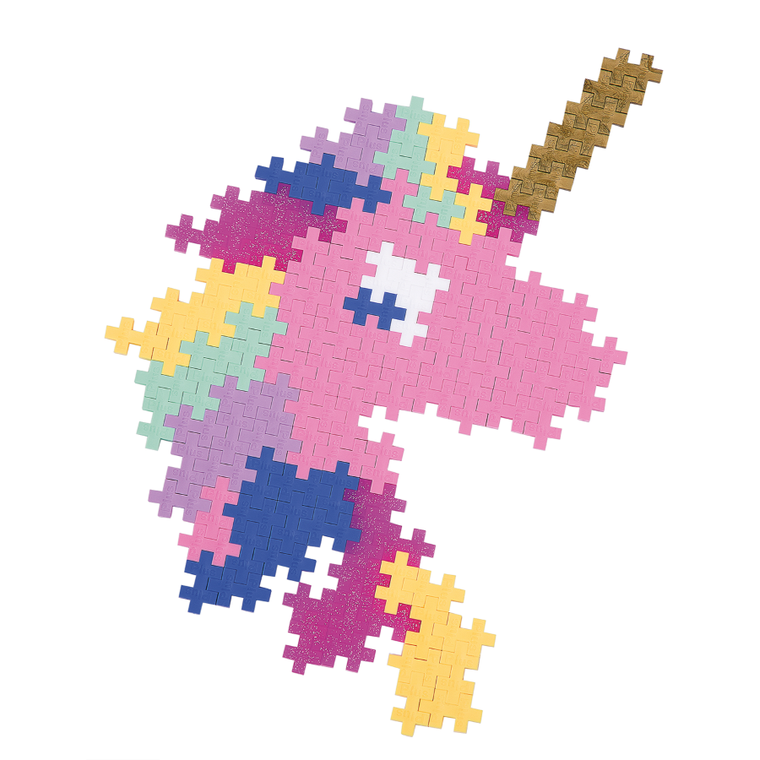 Plus-Plus, Naucz się budować, Jednorożce, klocki, 275 elementów