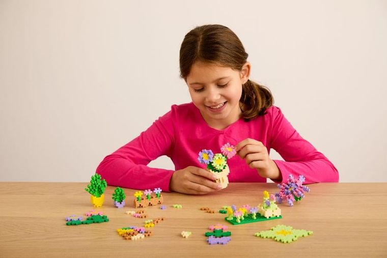 Plus-Plus, Naucz się budować, Kwiaciarnia, klocki, 600 elementów