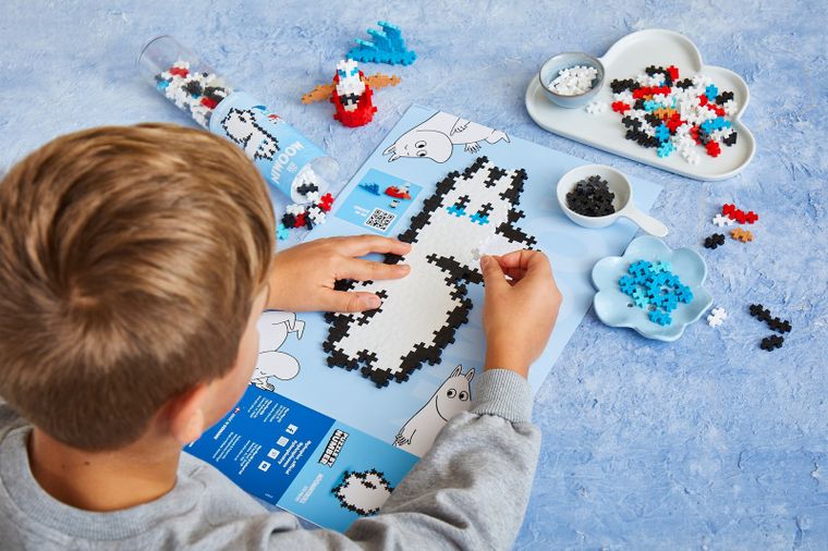 Plus-Plus, Puzzle by Number, Muminki, tuba, Muminek klocki, 270 elementów