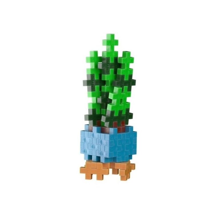 Plus-Plus, Roślinki, Snake Plant, klocki, 52 elementy