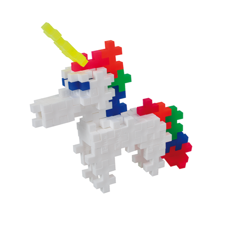 Plus-Plus, Tuby Zwierzęta, Jednorożec, klocki, 100 elementów