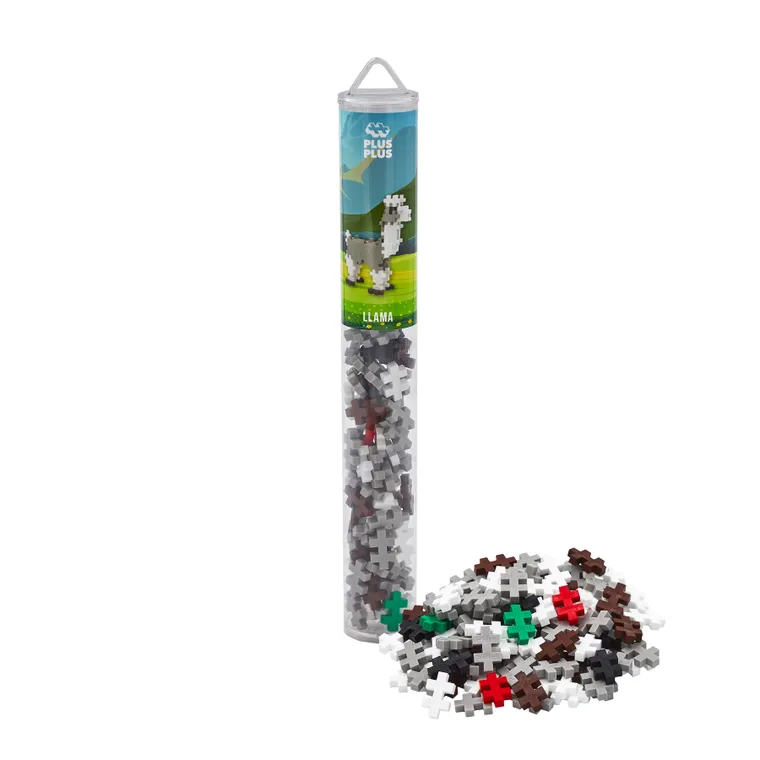 Plus-Plus, Tuby Zwierzęta, Lama, klocki, 100 elementów