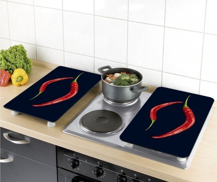 Płyty ochronne na kuchenkę, Hot chili duo, 2 szt.