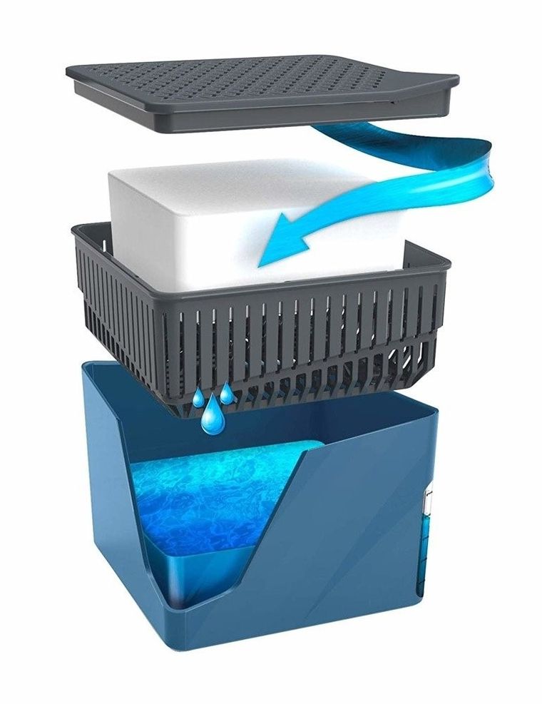 Pochłaniacz wilgoci + wkład 1kg, 16,5-15,7-16,5 cm