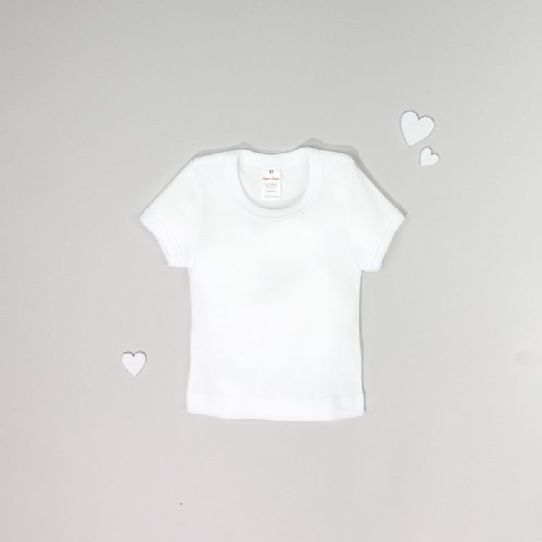 Podkoszulek chłopięcy, biały, Błażej, Tup Tup