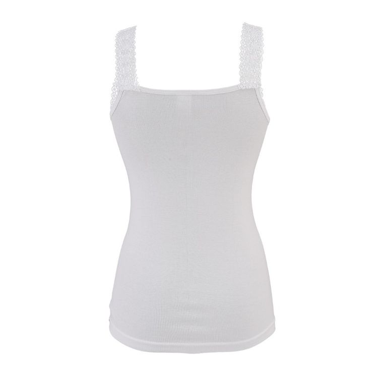 Podkoszulek damski, biały, Dominika, Golden Queen