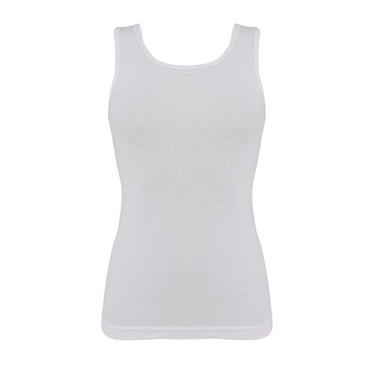 Podkoszulek damski, biały, Sandra, Golden Queen