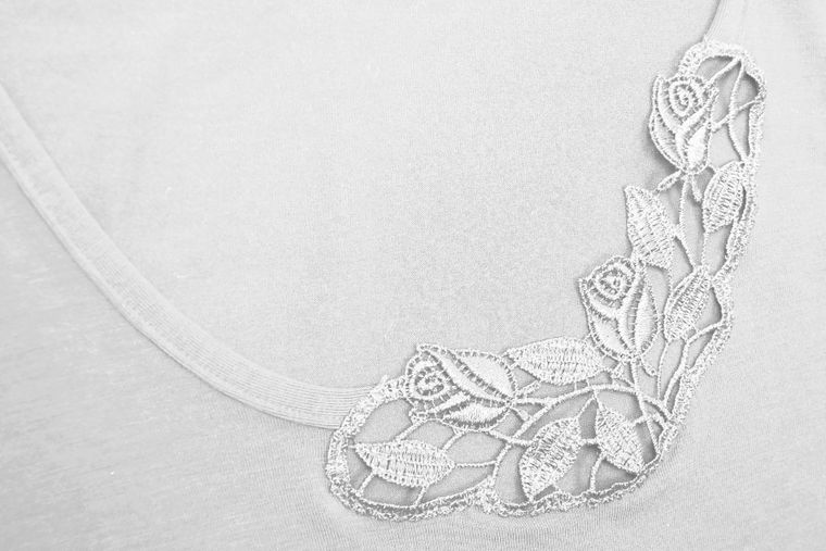 Podkoszulek damski z krótkim rękawem, biały, Sara, Saltex