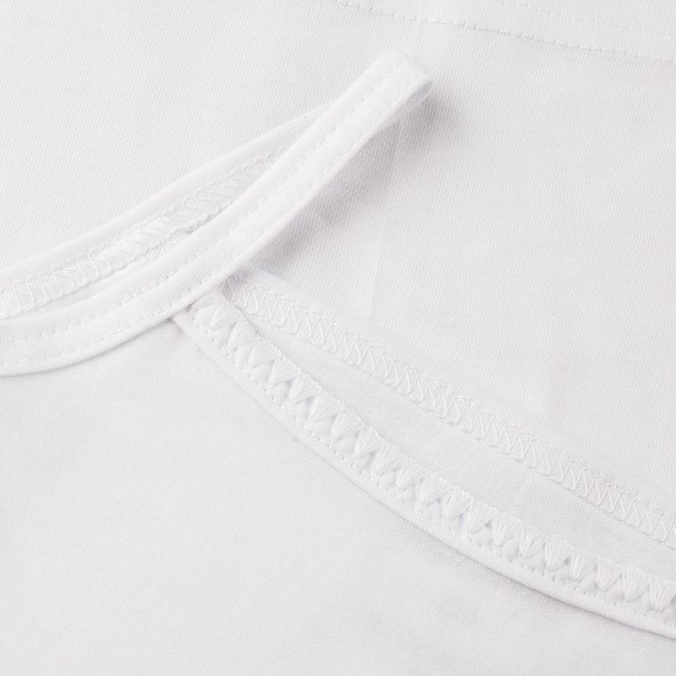 Podkoszulek dziewczęcy, biały, zestaw, 2 szt., Tup Tup