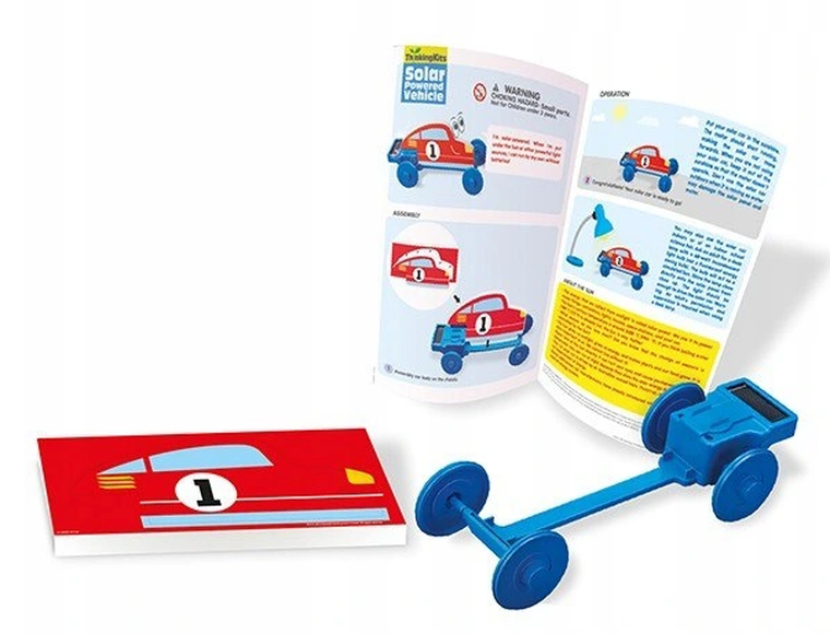 Pojazd zasilany energią słoneczną, zestaw naukowy