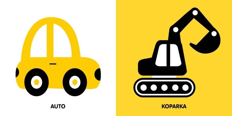 Pojazdy. Książeczka kontrastowa