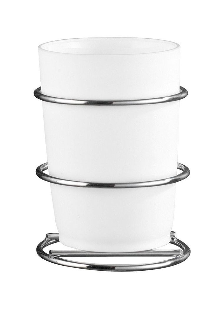 Pojemnik na szczoteczki do zębów, Milazzo Vacuum-Loc, stal chromowana