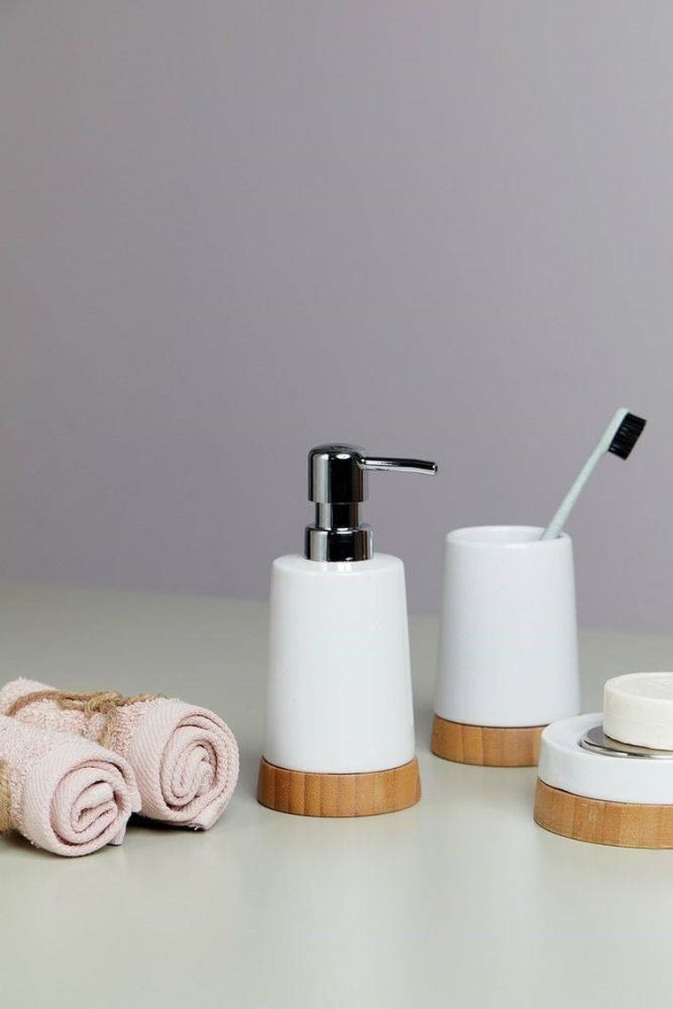 Pojemnik na szczotkę, Bamboo + szczotka wc