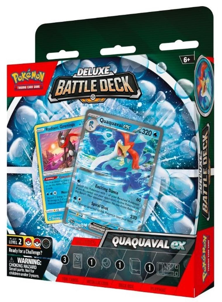 Pokemon TCG: Deluxe Battle Deck, Quaquaval EX, gra karciana