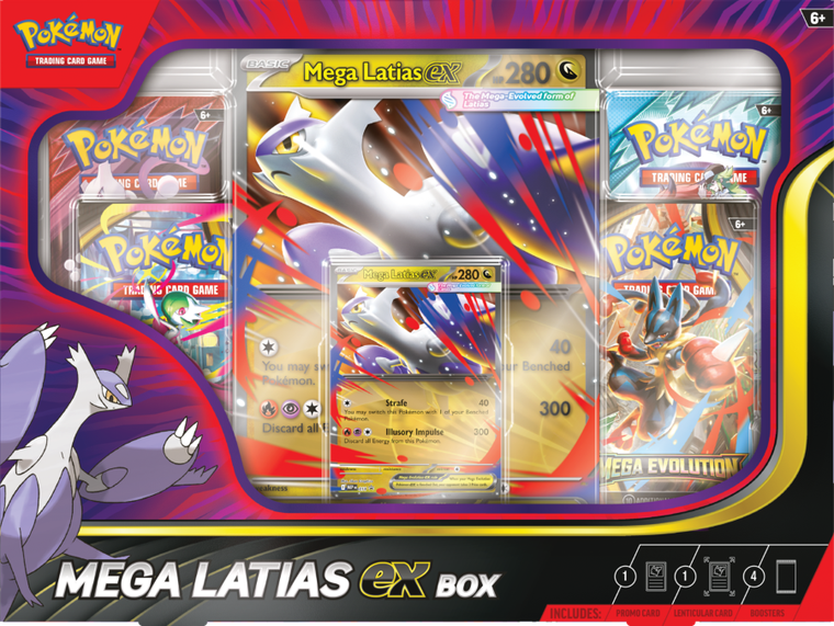 Pokemon TCG: Mega Latias ex Box, gra karciana