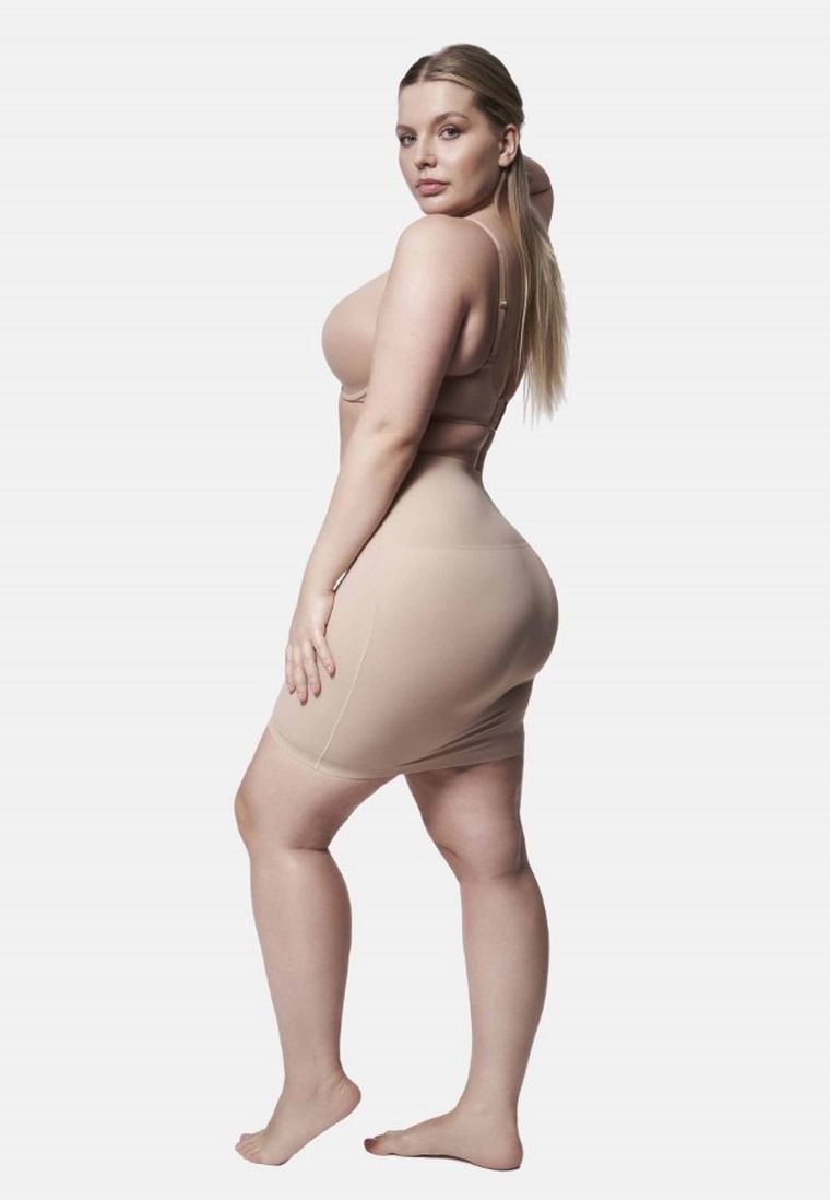 Półhalka damska, modelująca, beżowa, Julimex