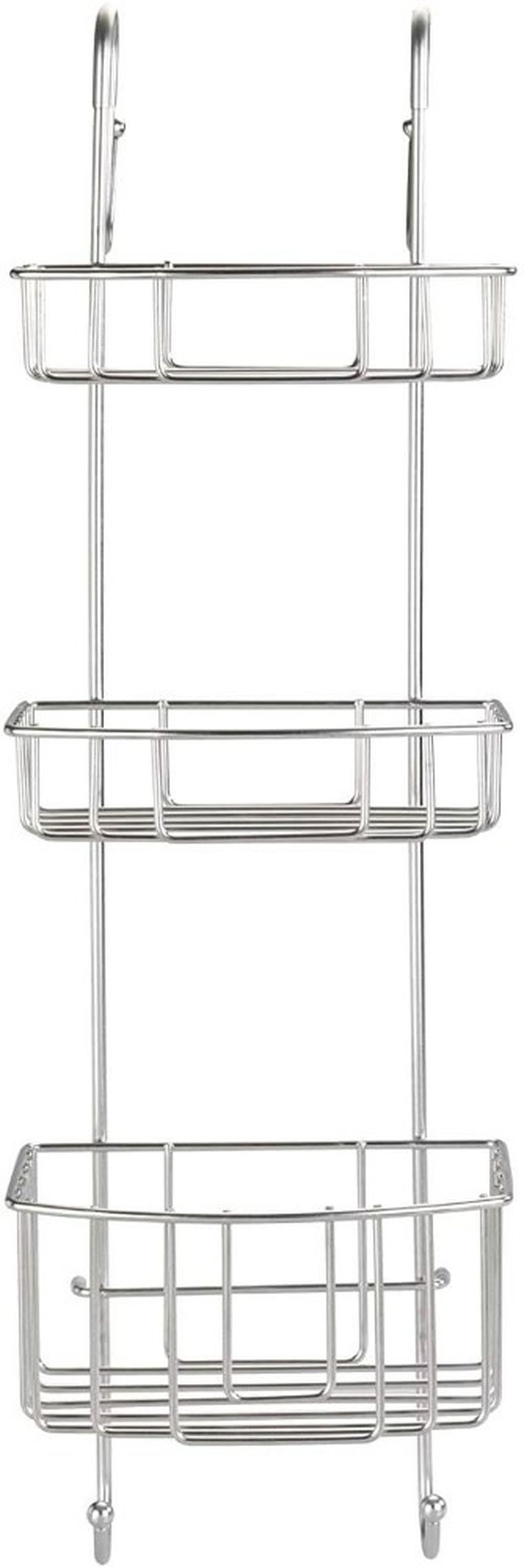 Półka łazienkowa, pod prysznic, Caddy olesi matt, trzypoziomowa