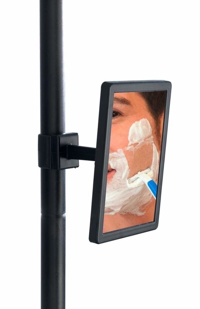 Półki prysznicowe narożne, premium big, czarne