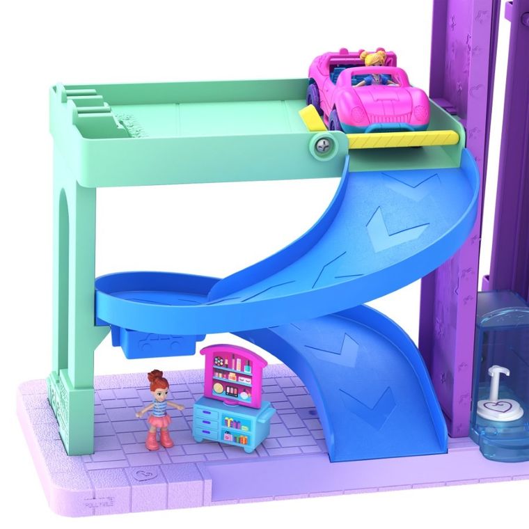 Polly Pocket, Centrum handlowe w Pollyville, zestaw z figurką i akcesoriami