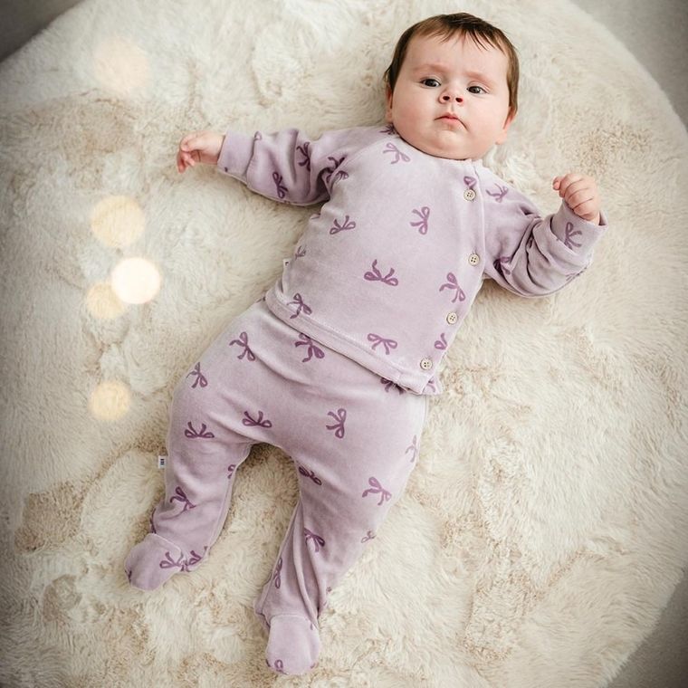 Półspiochy dziewczęce, welurowe, fioletowe, Eevi