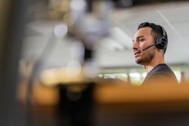 Poly, słuchawki, Voyager 4320 MS Teams Certified USB-C Headset +BT700 dongle 77Z30AA