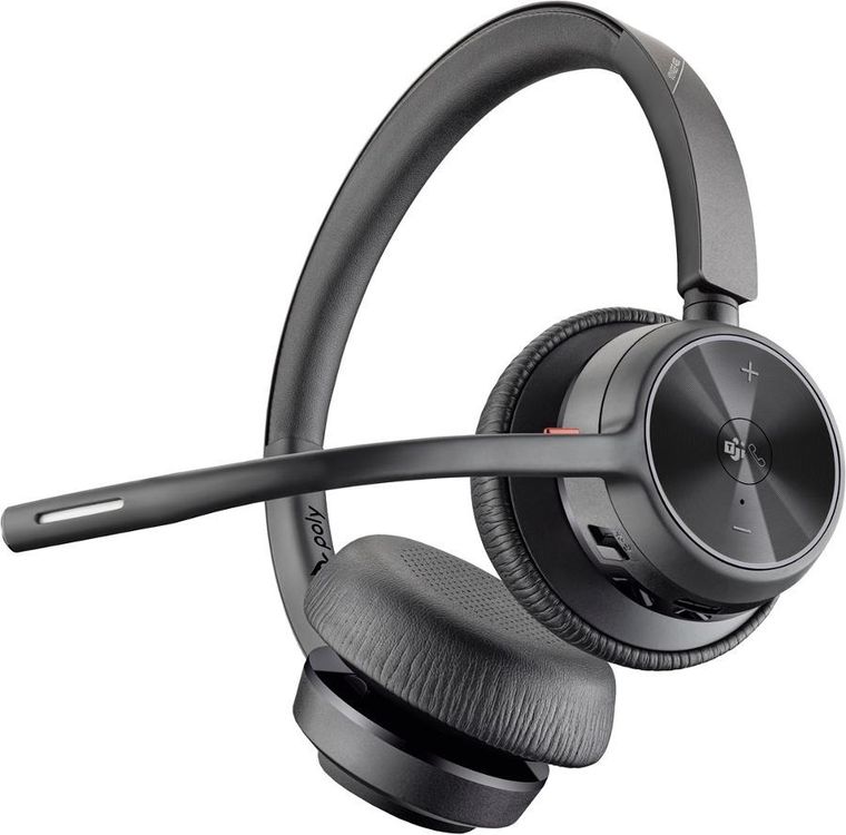 Poly, Voyager 4320 MS Teams Certified, zestaw słuchawkowy Bluetooth, USB-A Headset