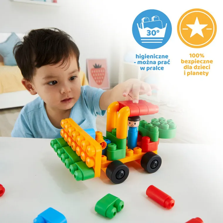 PolyM, Kreatywny zestaw startowy, klocki konstrukcyjne, 25 elementów