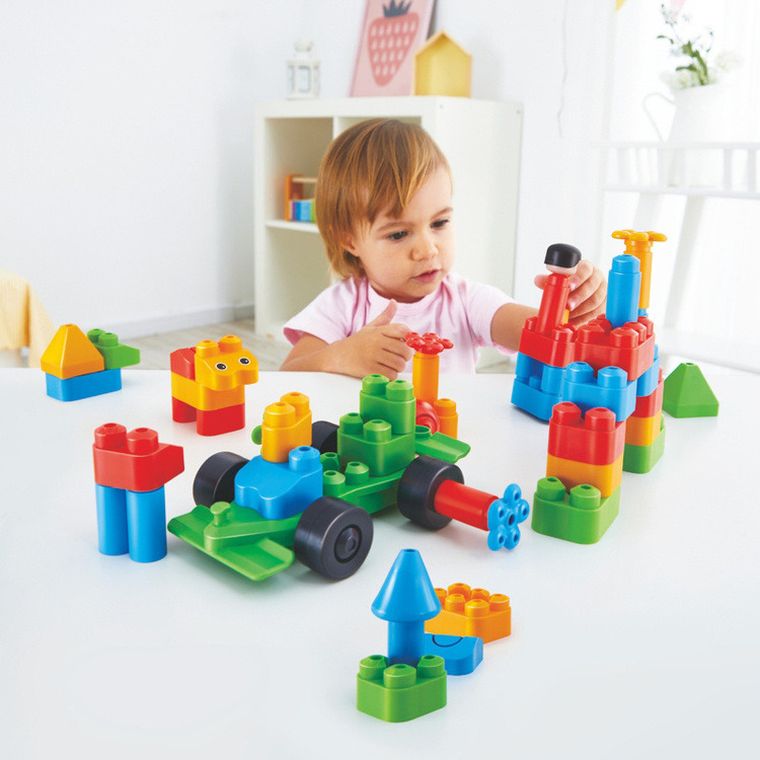 PolyM, Miasto, klocki konstrukcyjne, 50 elementów