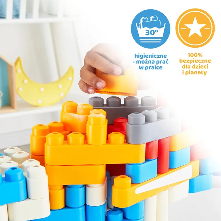 PolyM, Rakieta, klocki konstrukcyjne, 138 elementów