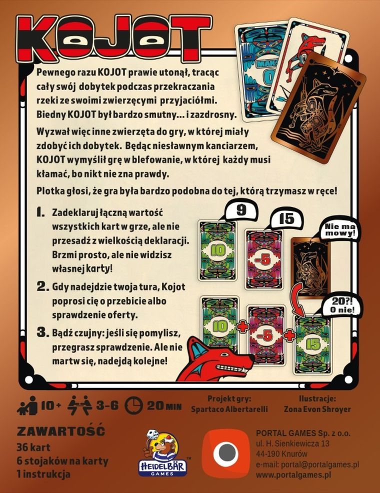 Portal Games, Kojot, gra karciana